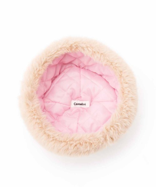 Casselini(キャセリーニ)の「Casselini(キャセリーニ)ロシア帽(ニットキャップ/ビーニー・レディース・アニマル/ブラック/ベージュ・FREE)」の15枚目の写真