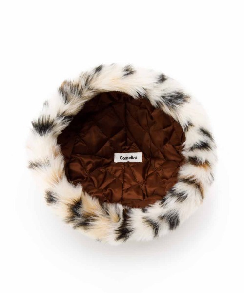 Casselini(キャセリーニ)の「Casselini(キャセリーニ)ロシア帽(ニットキャップ/ビーニー・レディース・アニマル/ブラック/ベージュ・FREE)」の17枚目の写真