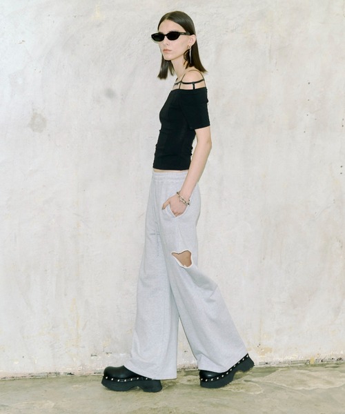 SIDE SLIT SWEAT PANTS/サイドスリットスウェットパンツ（スウェット
