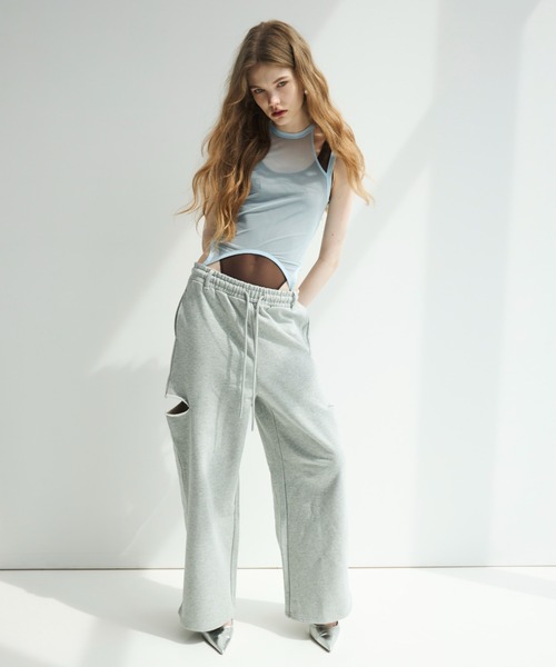 JOSE MOON（ジョゼムーン）の「SIDE SLIT SWEAT PANTS/サイドスリット