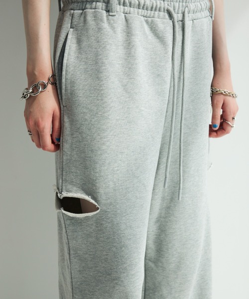 JOSE MOON（ジョゼムーン）の「SIDE SLIT SWEAT PANTS/サイドスリット