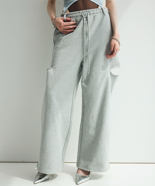 JOSE MOON（ジョゼムーン）の「SIDE SLIT SWEAT PANTS/サイドスリット