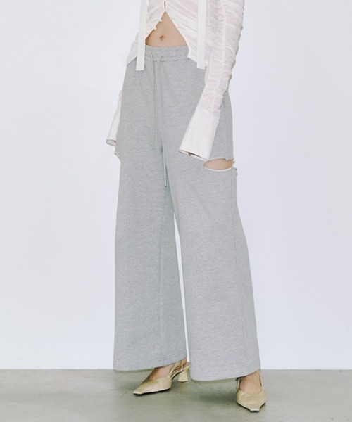 josemoon サイドスリットスウェットパンツ JOSE MOON（ジョゼムーン）の「SIDE SLIT SWEAT PANTS/サイドスリット