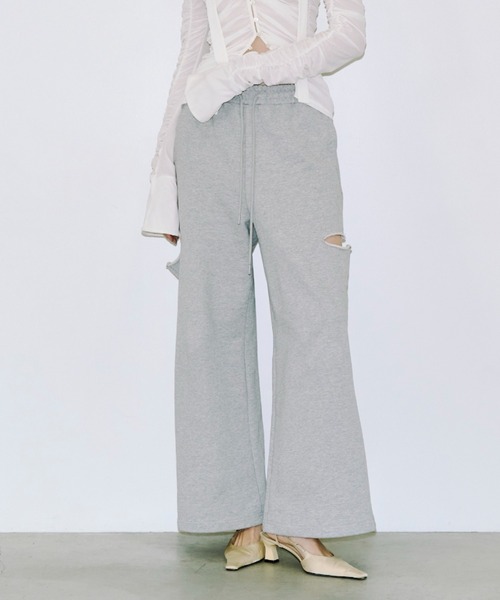 SIDE SLIT SWEAT PANTS/サイドスリットスウェットパンツ（スウェット