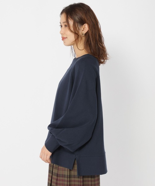 studio CLIP（スタディオクリップ）の「ガーゼテリータックスリーブプルオーバー（スウェット・レディース・ネイビー/グリーン/オフホワイト/ライトグレー・FREE）」の14枚目の写真