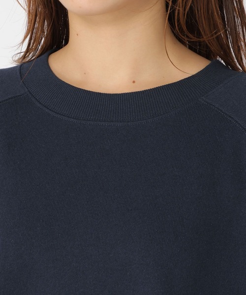 studio CLIP（スタディオクリップ）の「ガーゼテリータックスリーブプルオーバー（スウェット・レディース・ネイビー/グリーン/オフホワイト/ライトグレー・FREE）」の16枚目の写真