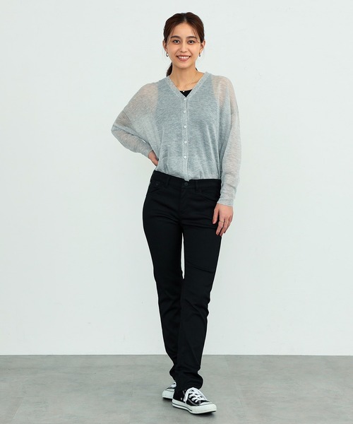 EDWIN（エドウィン）の「【色あせしにくい。ホコリがつきにくい。】ハタラクロ スリムストレートパンツ（その他パンツ・レディース・ブラック・MEDIUM/LARGE/SMALL/X-LARGE/X-SMALL）」の10枚目の写真