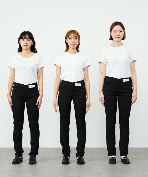 EDWIN（エドウィン）の「【色あせしにくい。ホコリがつきにくい。】ハタラクロ スリムストレートパンツ（その他パンツ・レディース・ブラック・MEDIUM/LARGE/SMALL/X-LARGE/X-SMALL）」の14枚目の写真