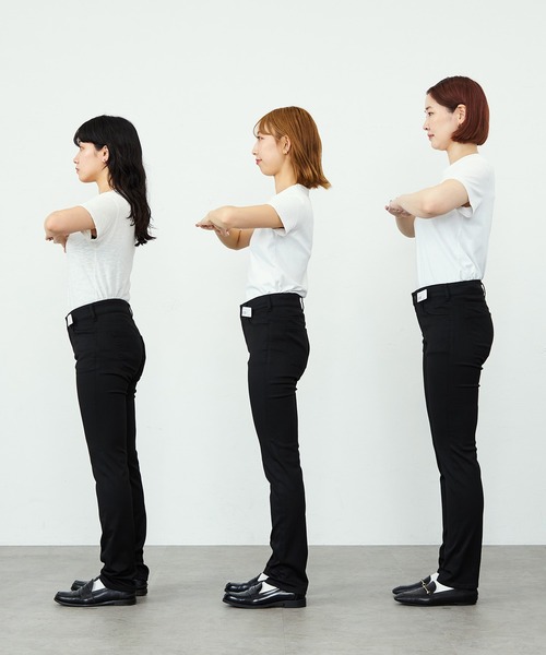 EDWIN（エドウィン）の「【色あせしにくい。ホコリがつきにくい。】ハタラクロ スリムストレートパンツ（その他パンツ・レディース・ブラック・MEDIUM/LARGE/SMALL/X-LARGE/X-SMALL）」の15枚目の写真