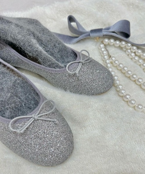 flower(フラワー)の「グリッターラメバレエ(バレエシューズ・レディース・シルバー/ゴールド・25.0cm/23.5cm/24.5cm/23.0cm/24.0cm/22.5cm)」の11枚目の写真