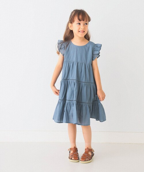 B:MING by BEAMS（ビーミングバイビームス）の「B:MING by BEAMS / ティアード ワンピース（80～140cm）（ワンピース・キッズ・ピンク/ブルー系その他2/ブラック・120/90/130/110/80/140/100）」の12枚目の写真