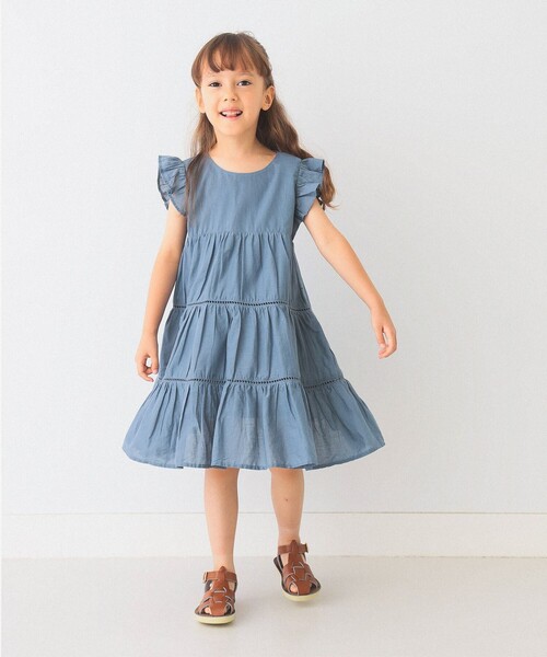 B:MING by BEAMS（ビーミングバイビームス）の「B:MING by BEAMS / ティアード ワンピース（80～140cm）（ワンピース・キッズ・ピンク/ブルー系その他2/ブラック・120/90/130/110/80/140/100）」の13枚目の写真