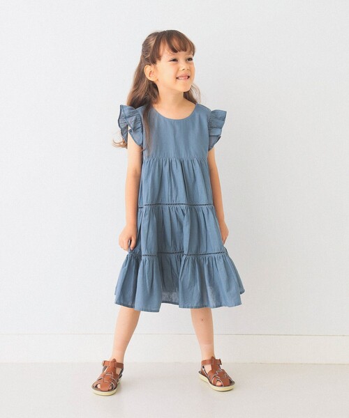 B:MING by BEAMS（ビーミングバイビームス）の「B:MING by BEAMS / ティアード ワンピース（80～140cm）（ワンピース・キッズ・ピンク/ブルー系その他2/ブラック・120/90/130/110/80/140/100）」の14枚目の写真
