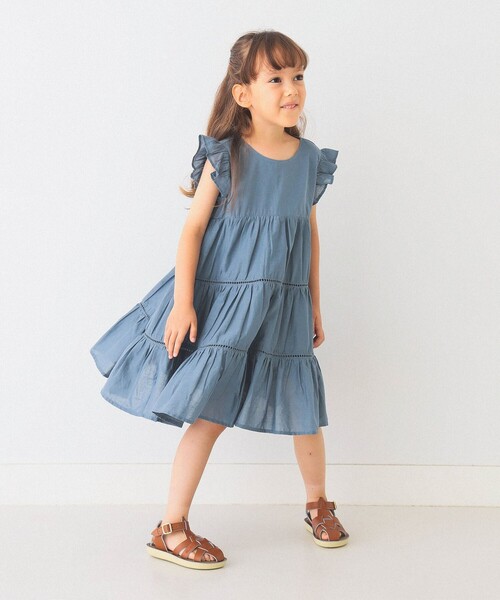 B:MING by BEAMS（ビーミングバイビームス）の「B:MING by BEAMS / ティアード ワンピース（80～140cm）（ワンピース・キッズ・ピンク/ブルー系その他2/ブラック・120/90/130/110/80/140/100）」の15枚目の写真