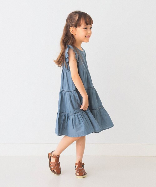 B:MING by BEAMS（ビーミングバイビームス）の「B:MING by BEAMS / ティアード ワンピース（80～140cm）（ワンピース・キッズ・ピンク/ブルー系その他2/ブラック・120/90/130/110/80/140/100）」の17枚目の写真
