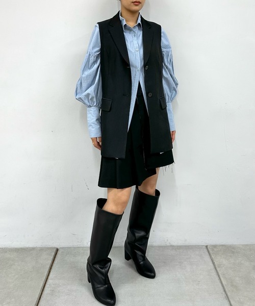 Six M（シックスエム）の「【Six M/シックスエム】３WAYボレロジャケット（テーラードジャケット・レディース・ブラック・FREE）」の9枚目の写真