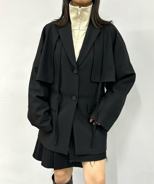 Six M（シックスエム）の「【Six M/シックスエム】３WAYボレロジャケット（テーラードジャケット・レディース・ブラック・FREE）」の11枚目の写真