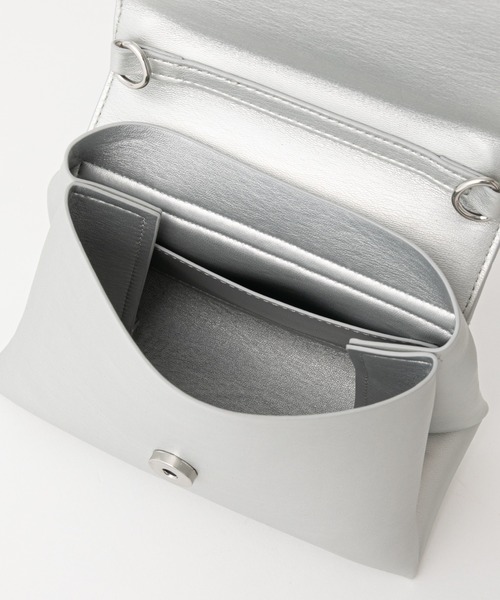 COLONY 2139（コロニートゥーワンスリーナイン）の「キルトフラップ2wayバッグ（ショルダーバッグ・レディース・ブラック/シルバー・FREE）」の9枚目の写真