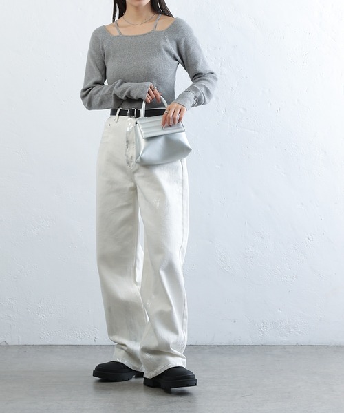 COLONY 2139（コロニートゥーワンスリーナイン）の「キルトフラップ2wayバッグ（ショルダーバッグ・レディース・ブラック/シルバー・FREE）」の19枚目の写真