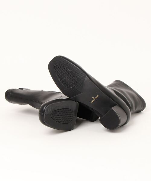 KOBE LETTUCE（コウベレタス）の「高反発＆低反発クッション入りストレッチショートブーツ（ブーツ・レディース・ブラック/アイボリー/グレイッシュベージュ・LL/L/S/M）」の18枚目の写真