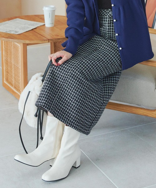 KOBE LETTUCE（コウベレタス）の「高反発＆低反発クッション入りストレッチショートブーツ（ブーツ・レディース・ブラック/アイボリー/グレイッシュベージュ・LL/L/S/M）」の6枚目の写真