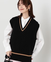 N.(N. Natural Beauty Basic) | ◆ケーブルニットベスト(ベスト)