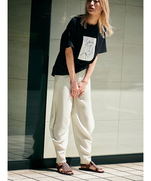 [NOTHING WRITTEN] Waffle ニットパンツ / 韓国ブランド Nothing Written-Waffle Knit Pants - Ivory│삼성물산 온라인몰