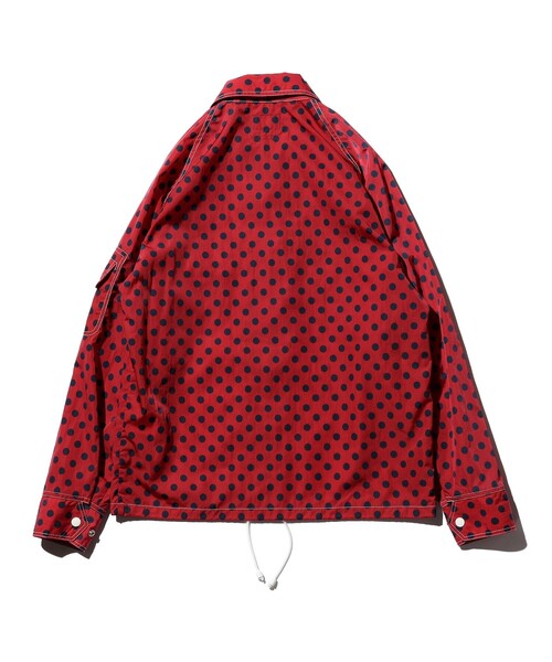 BEAMS PLUS（ビームスプラス）の「BEAMS PLUS / ナイロン プリント スポーツ シャツ ジャケット（ブルゾン・メンズ・ネイビー/レッド・M/S/XL/L）」の15枚目の写真