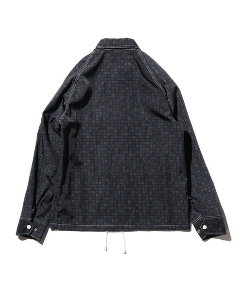 BEAMS PLUS（ビームスプラス）の「BEAMS PLUS / ナイロン プリント スポーツ シャツ ジャケット（ブルゾン・メンズ・ネイビー/レッド・M/S/XL/L）」の20枚目の写真