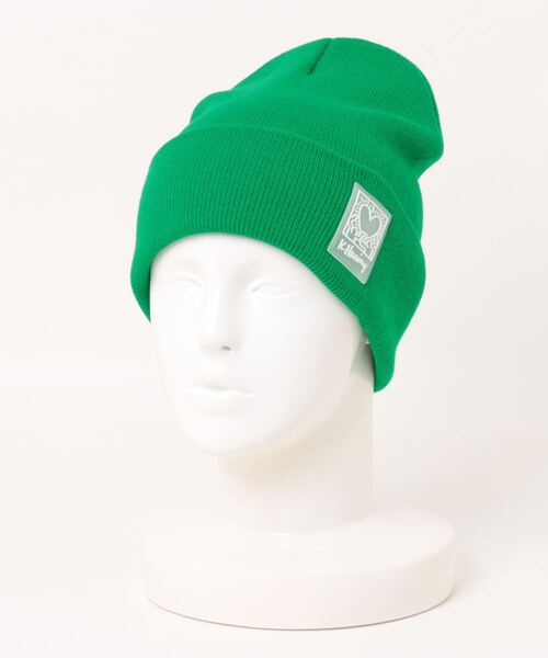 Keith Haring（キース・ヘリング）の「【Keith Haring｜キース・ヘリング】アートデザイン ニットキャップ（ニットキャップ/ビーニー・メンズ・ブラック系その他/グレー/ブラウン系その他/グレー系その他/ホワイト系その他/ブラック/ブラウン/オフホワイト/ミント/グリーン・FREE）」の9枚目の写真