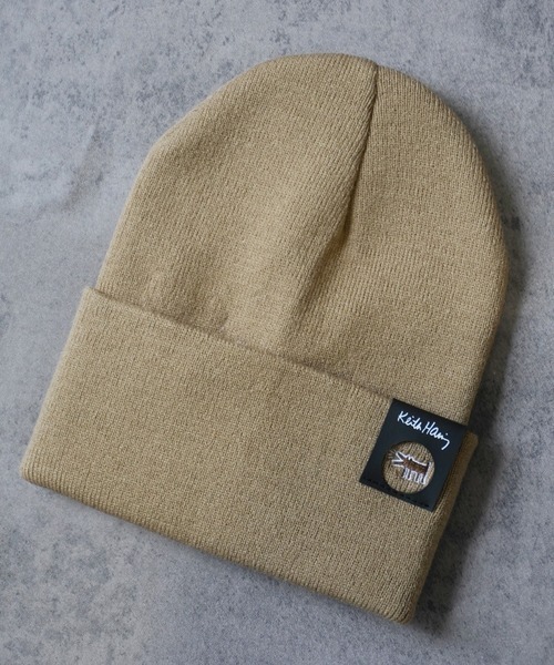 Keith Haring（キース・ヘリング）の「【Keith Haring｜キース・ヘリング】アートデザイン ニットキャップ（ニットキャップ/ビーニー・メンズ・ブラック系その他/グレー/ブラウン系その他/グレー系その他/ホワイト系その他/ブラック/ブラウン/オフホワイト/ミント/グリーン・FREE）」の8枚目の写真