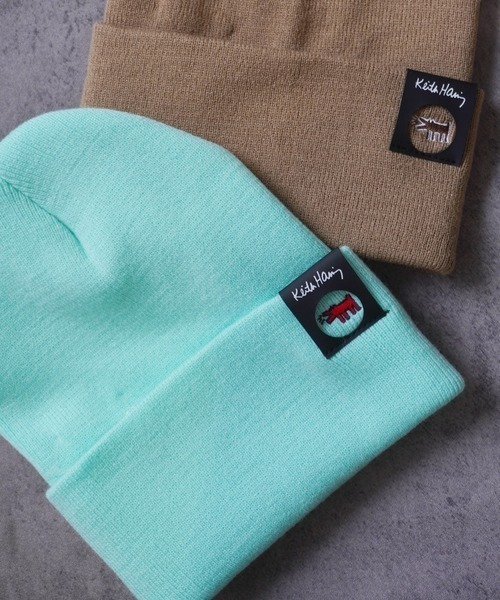 Keith Haring（キース・ヘリング）の「【Keith Haring｜キース・ヘリング】アートデザイン ニットキャップ（ニットキャップ/ビーニー・メンズ・ブラック系その他/グレー/ブラウン系その他/グレー系その他/ホワイト系その他/ブラック/ブラウン/オフホワイト/ミント/グリーン・FREE）」の10枚目の写真