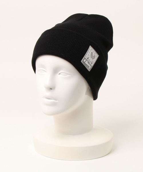 Keith Haring（キース・ヘリング）の「【Keith Haring｜キース・ヘリング】アートデザイン ニットキャップ（ニットキャップ/ビーニー・メンズ・ブラック系その他/グレー/ブラウン系その他/グレー系その他/ホワイト系その他/ブラック/ブラウン/オフホワイト/ミント/グリーン・FREE）」の14枚目の写真