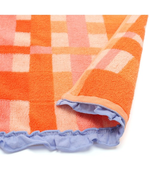 Francfranc(フランフラン)の「抗菌防臭 チェック フェイスタオル オレンジ(タオル・レディース・オレンジ・FREE)」の4枚目の写真
