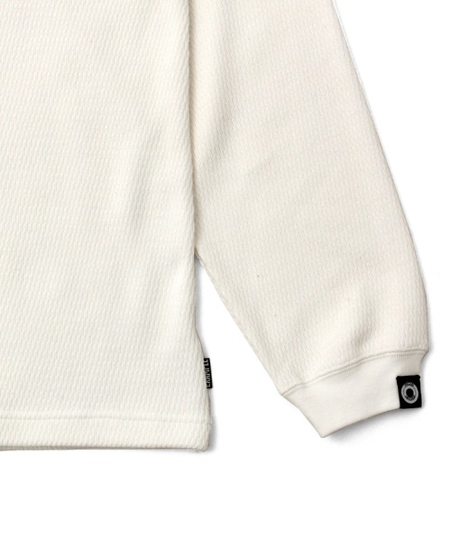 EXAMPLE（エグザンプル）の「EXAMPLE COLLEGEEX LOGO THERMAL（Tシャツ/カットソー・メンズ・キナリ/ブラック・M/L/XL/XXL）」の10枚目の写真