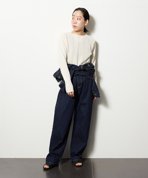 CITYSHOP（シティーショップ）の「COTTON EYELET TOPS：カットソー（T