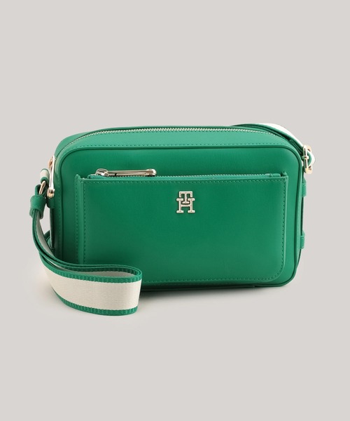 TOMMY HILFIGER（トミーヒルフィガー）の「【CLASSY掲載】アイコニックトミーカメラバッグ（ショルダーバッグ・レディース・ブラック/オレンジ/ブルー/グリーン/アイボリー・FREE）」の3枚目の写真