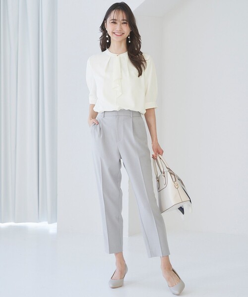 ANY SIS(エニィスィス)の「【洗える】ラッフルボウ ブラウス(シャツ/ブラウス・レディース・スカイブルー系5/ホワイト系5/ホワイト系・2)」の6枚目の写真