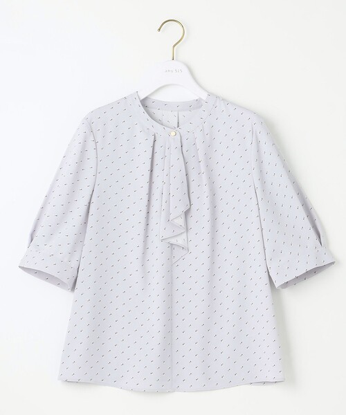 ANY SIS(エニィスィス)の「【洗える】ラッフルボウ ブラウス(シャツ/ブラウス・レディース・スカイブルー系5/ホワイト系5/ホワイト系・2)」の14枚目の写真