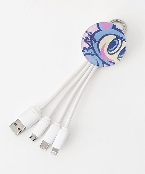 LOVETOXIC(ラブトキシック)の「【LTXC/ANGEL BLUE】マルチケーブル(その他小物・キッズ・サックスブルー/ピンク・FREE)」の1枚目の写真