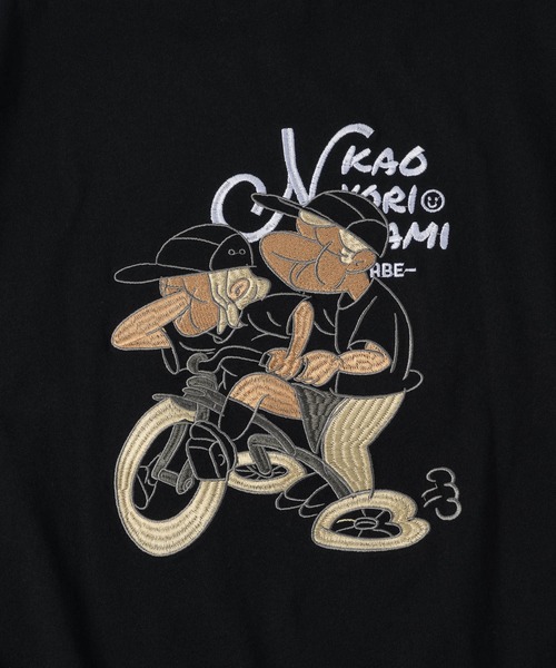 kaoyorinakami（カオヨリナカミ）の「punch bike tee / パンチ