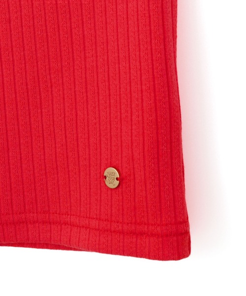 MAKE YOUR DAY(メイクユアデイ)の「後ろリボンリブタンクトップ■150.160cm(タンクトップ・キッズ・グリーン/レッド/オフホワイト・150/160)」の12枚目の写真