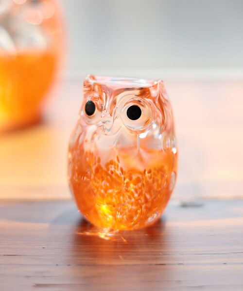 北洋硝子 × BEAMS JAPAN / 別注 津軽 びいどろ 水玉 ふくろう 小