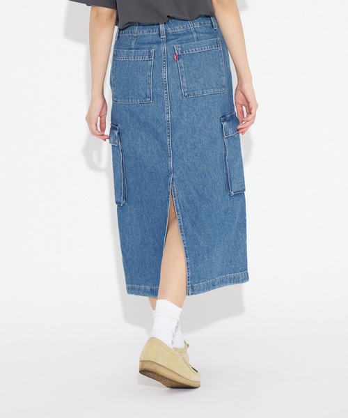 Levi's（リーバイス）の「Levi's/リーバイス カーゴ ミディスカート ミディアムインディゴ CAUSE AND EFFECT（スカート・レディース・インディゴブルー・28inch/23inch/27inch/26inch/25inch/24inch）」の14枚目の写真