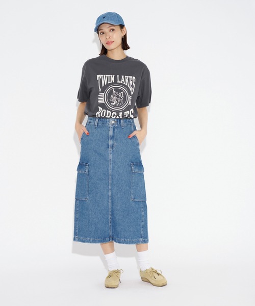 Levi's（リーバイス）の「Levi's/リーバイス カーゴ ミディスカート ミディアムインディゴ CAUSE AND EFFECT（スカート・レディース・インディゴブルー・28inch/23inch/27inch/26inch/25inch/24inch）」の16枚目の写真