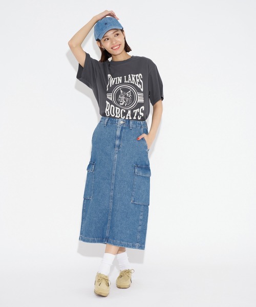 Levi's（リーバイス）の「Levi's/リーバイス カーゴ ミディスカート ミディアムインディゴ CAUSE AND EFFECT（スカート・レディース・インディゴブルー・28inch/23inch/27inch/26inch/25inch/24inch）」の18枚目の写真
