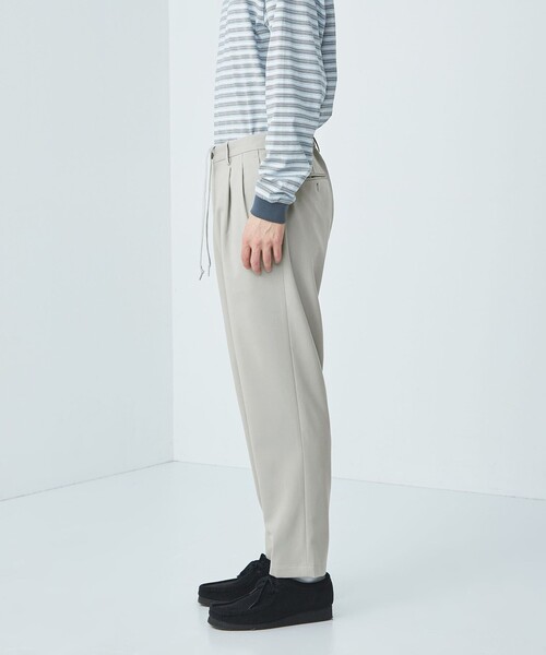 green label relaxing（グリーンレーベルリラクシング）の「エコヘザーエステル 2P 9分丈 ユーティリティ パンツ -ストレッチ・防シワ-（その他パンツ・メンズ・ブラック/グレー/ナチュラル・S/M/L/XL）」の7枚目の写真