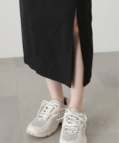 N.（N. Natural Beauty Basic）（エヌエヌナチュラルビューティーベーシック）の「◆サイドギャザーロングスカート（スカート・レディース・ブラック/ブラウン系その他・MEDIUM）」の14枚目の写真