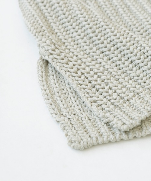 antiqua(アンティカ)の「ざっくりルーズニット(ニット/セーター・レディース・チャコールグレー/ベージュ・ONESIZE)」の22枚目の写真