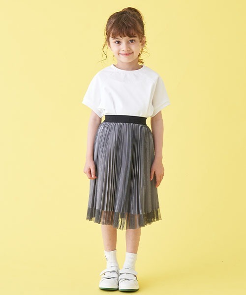 Paul Smith JUNIOR 裾ロゴジャガードニットプリーツスカート 【公式通販】